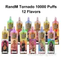 Barra de hojaldre 10000puffs randm tornado vape desechable